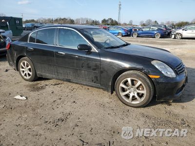 Czwarte zdjęcie samochodu z boku: 2006 INFINITI G35 VIN:JNKCV51F36M612093 - miniatura