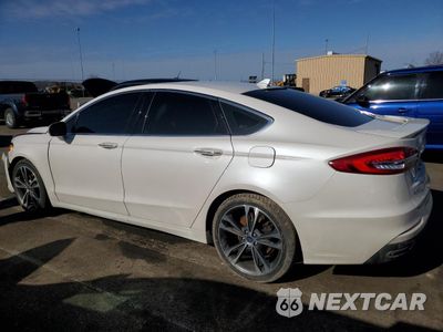 Drugie zdjęcie samochodu z przodu: 2019 FORD FUSION TITANIUM VIN:3FA6P0K93KR286307 - miniatura