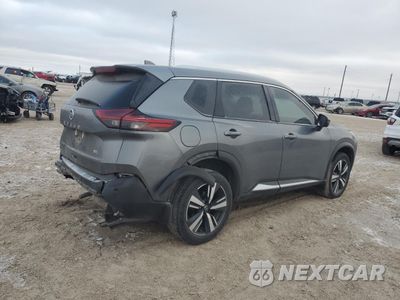 Trzecie zdjęcie samochodu z tyłu: 2021 NISSAN ROGUE SL VIN:5N1AT3CA0MC834075 - miniatura
