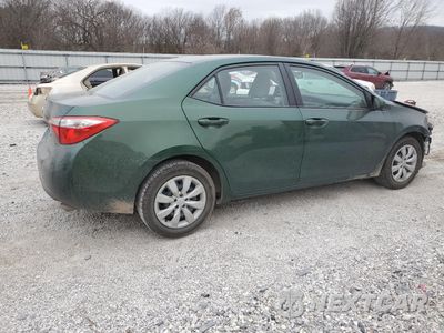 Trzecie zdjęcie samochodu z tyłu: 2016 TOYOTA COROLLA L VIN:2T1BURHE0GC656779 - miniatura