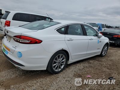 Trzecie zdjęcie samochodu z tyłu: 2017 FORD FUSION SE HYBRID VIN:3FA6P0LU3HR409244 - miniatura