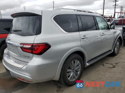 Trzecie zdjęcie samochodu z tyłu: 2021 INFINITI QX80 LUXE VIN:JN8AZ2AF8M9718314 - miniatura