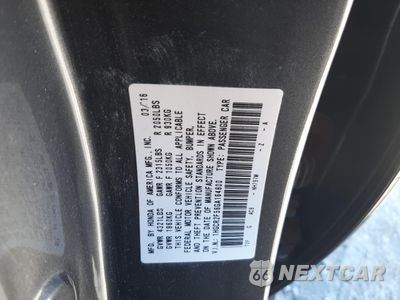 Zdjęcie 12 z 12 samochodu: 2016 HONDA ACCORD SPORT VIN:1HGCR2F56GA164800 - miniatura