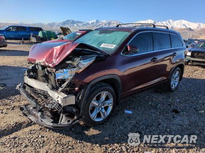 2014 TOYOTA HIGHLANDER LIMITED 5TDDKRFH9ES011273 - główne zdjęcie licytacji z USA - miniatura