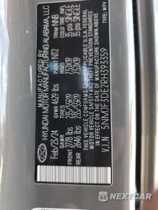 Zdjęcie 14 z 16 samochodu: 2024 HYUNDAI TUCSON SEL VIN:5NMJF3DE2RH393359 - miniatura