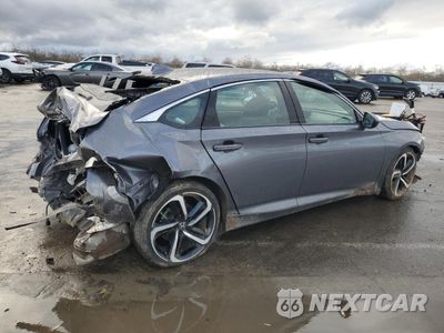 Trzecie zdjęcie samochodu z tyłu: 2018 HONDA ACCORD SPORT VIN:1HGCV1F32JA044889 - miniatura