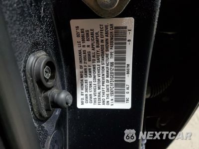 Zdjęcie 14 z 14 samochodu: 2016 HONDA CIVIC EX VIN:19XFC1F31GE012166 - miniatura