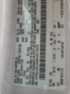 Zdjęcie 15 z 15 samochodu: 2014 FORD ESCAPE TITANIUM VIN:1FMCU0JX6EUE11072 - miniatura