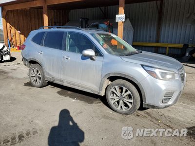 Czwarte zdjęcie samochodu z boku: 2021 SUBARU FORESTER LIMITED VIN:JF2SKAUC8MH455281 - miniatura