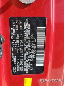 Zdjęcie 12 z 12 samochodu: 2016 HYUNDAI VELOSTER VIN:KMHTC6AD3GU291164 - miniatura