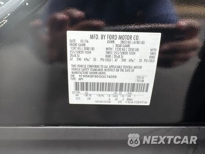 Zdjęcie 10 z 10 samochodu: 2016 FORD EXPLORER LIMITED VIN:1FM5K8F85GGC14359 - miniatura