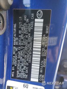 Zdjęcie 12 z 13 samochodu: 2021 LEXUS ES 350 BASE VIN:58AGZ1B13MU082793 - miniatura