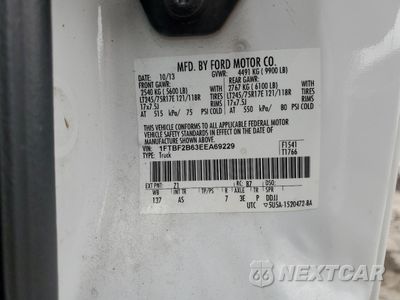 Zdjęcie 12 z 12 samochodu: 2014 FORD F250 SUPER DUTY VIN:1FTBF2B63EEA69229 - miniatura