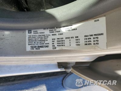 Zdjęcie 14 z 14 samochodu: 2006 CHEVROLET COLORADO VIN:1GCDS136468315461 - miniatura