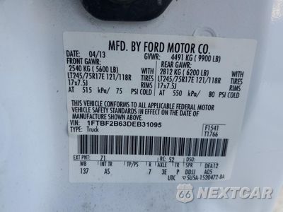 Zdjęcie 12 z 12 samochodu: 2013 FORD F250 SUPER DUTY VIN:1FTBF2B63DEB31095 - miniatura