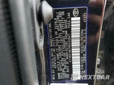 Zdjęcie 15 z 15 samochodu: 2021 TOYOTA CAMRY XSE VIN:4T1K61AK7MU432947 - miniatura