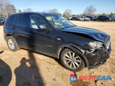 Czwarte zdjęcie samochodu z boku: 2014 BMW X3 XDRIVE28I VIN:5UXWX9C57E0D24976 - miniatura