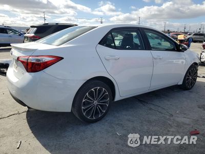Trzecie zdjęcie samochodu z tyłu: 2016 TOYOTA COROLLA L VIN:5YFBURHE8GP561130 - miniatura