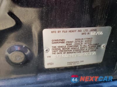 Zdjęcie 12 z 12 samochodu: 2007 SUBARU IMPREZA 2.5I VIN:JF1GD616X7H505179 - miniatura