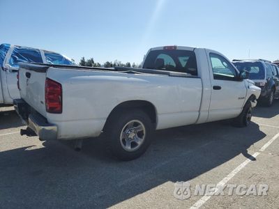 Trzecie zdjęcie samochodu z tyłu: 2008 DODGE RAM 1500 ST VIN:1D7HA16N98J180907 - miniatura