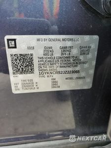 Zdjęcie 14 z 14 samochodu: 2018 CADILLAC XT5 LUXURY VIN:1GYKNCRS2JZ223065 - miniatura