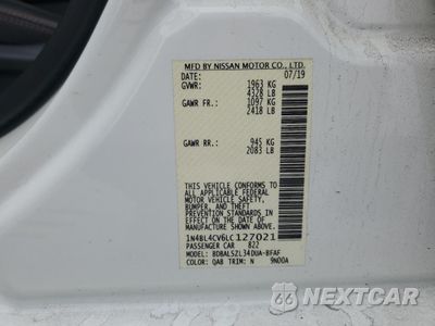 Zdjęcie 14 z 14 samochodu: 2020 NISSAN ALTIMA SR VIN:1N4BL4CV6LC127021 - miniatura