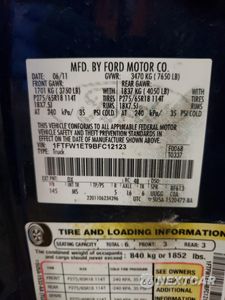 Zdjęcie 12 z 12 samochodu: 2011 FORD F150 SUPERCREW VIN:1FTFW1ET9BFC12123 - miniatura