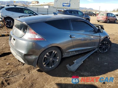 Trzecie zdjęcie samochodu z tyłu: 2015 HONDA CR-Z EX VIN:JHMZF1C60FS000006 - miniatura