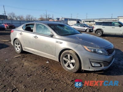 Czwarte zdjęcie samochodu z boku: 2015 KIA OPTIMA LX VIN:5XXGM4A73FG407503 - miniatura