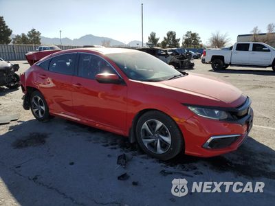 Czwarte zdjęcie samochodu z boku: 2019 HONDA CIVIC LX VIN:2HGFC2F67KH597186 - miniatura