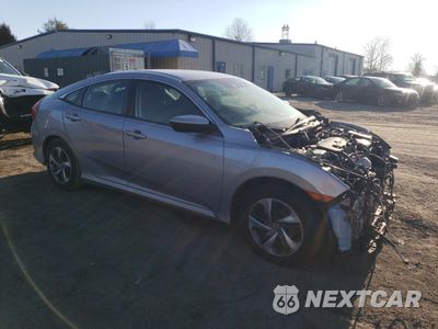 Czwarte zdjęcie samochodu z boku: 2019 HONDA CIVIC LX VIN:2HGFC2F67KH518180 - miniatura