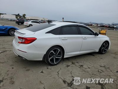 Trzecie zdjęcie samochodu z tyłu: 2022 HONDA ACCORD SPORT VIN:1HGCV2F3XNA012591 - miniatura