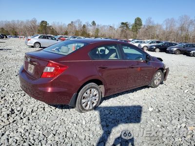 Trzecie zdjęcie samochodu z tyłu: 2012 HONDA CIVIC LX VIN:2HGFB2F51CH550800 - miniatura