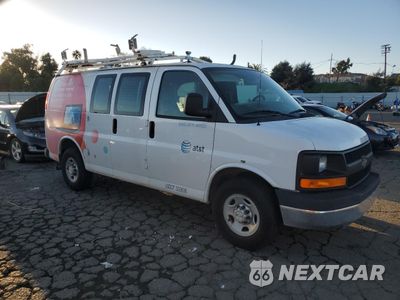 Czwarte zdjęcie samochodu z boku: 2014 CHEVROLET EXPRESS G2500 VIN:1GCWGFCA5E1914274 - miniatura