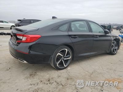 Trzecie zdjęcie samochodu z tyłu: 2022 HONDA ACCORD SPORT VIN:1HGCV1F35NA049316 - miniatura
