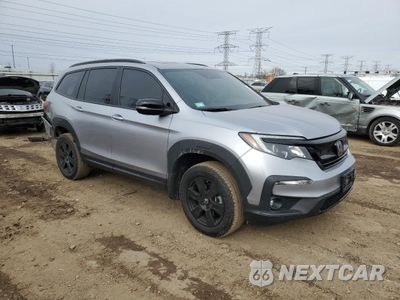Czwarte zdjęcie samochodu z boku: 2022 HONDA PILOT TRAILSPORT VIN:5FNYF6H81NB046864 - miniatura