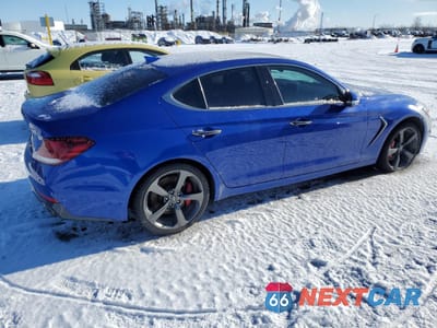 Trzecie zdjęcie samochodu z tyłu: 2020 GENESIS G70 ELITE VIN:KMTG74LEXLU040965 - miniatura