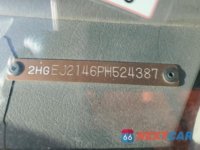 Zdjęcie 12 z 12 samochodu: 1993 HONDA CIVIC DX VIN:2HGEJ2146PH524387 - miniatura