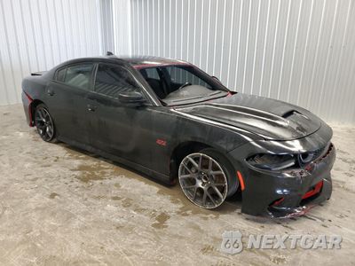Czwarte zdjęcie samochodu z boku: 2020 DODGE CHARGER SCAT PACK VIN:2C3CDXGJ2LH216493 - miniatura