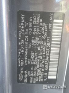 Zdjęcie 13 z 13 samochodu: 2016 HYUNDAI TUCSON SE VIN:KM8J23A46GU158777 - miniatura