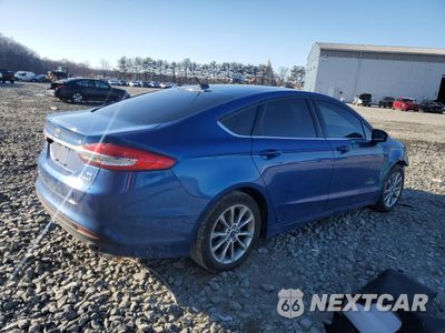 Trzecie zdjęcie samochodu z tyłu: 2017 FORD FUSION SE HYBRID VIN:3FA6P0LU1HR123506 - miniatura