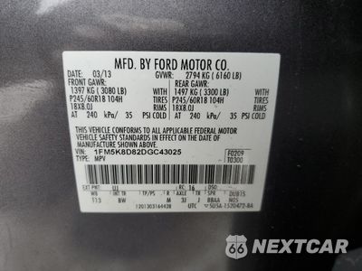 Zdjęcie 15 z 15 samochodu: 2013 FORD EXPLORER XLT VIN:1FM5K8D82DGC43025 - miniatura