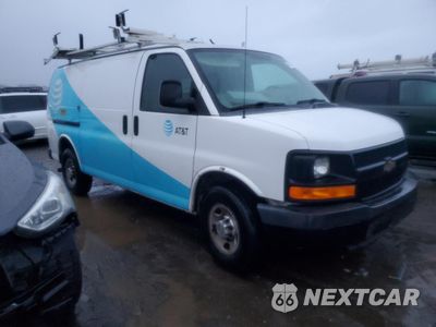 Czwarte zdjęcie samochodu z boku: 2013 CHEVROLET EXPRESS G2500 VIN:1GCWGFCA4D1142980 - miniatura