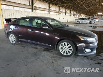 Czwarte zdjęcie samochodu z boku: 2014 KIA OPTIMA LX VIN:5XXGM4A75EG346069 - miniatura