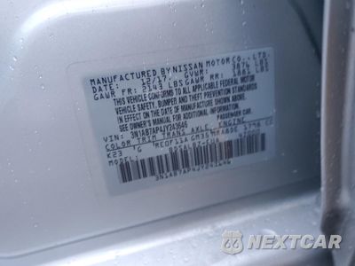 Zdjęcie 12 z 13 samochodu: 2018 NISSAN SENTRA S VIN:3N1AB7AP4JY243646 - miniatura