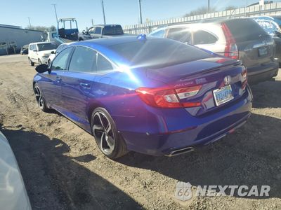 Drugie zdjęcie samochodu z przodu: 2020 HONDA ACCORD SPORT VIN:1HGCV1F35LA093524 - miniatura