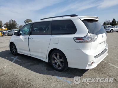 Drugie zdjęcie samochodu z przodu: 2017 TOYOTA SIENNA SE VIN:5TDXZ3DC9HS814196 - miniatura