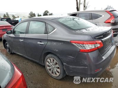 Drugie zdjęcie samochodu z przodu: 2014 NISSAN SENTRA S VIN:3N1AB7AP5EL608211 - miniatura