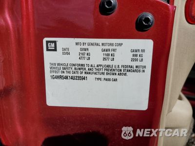 Zdjęcie 12 z 12 samochodu: 2004 BUICK LESABRE LIMITED VIN:1G4HR54K14U235941 - miniatura