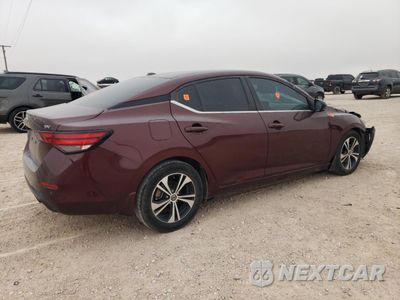 Trzecie zdjęcie samochodu z tyłu: 2020 NISSAN SENTRA SV VIN:3N1AB8CV2LY300530 - miniatura